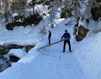 preparazione piste 
