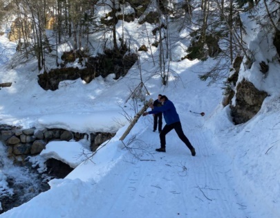 preparazione piste 